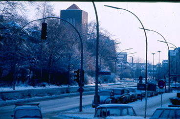 Hamburg in snow - 1973 Christmas