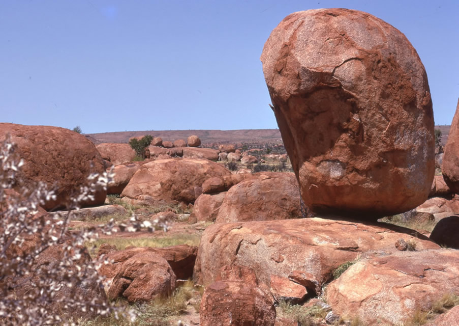 Devil's Marbles Australia in 1975