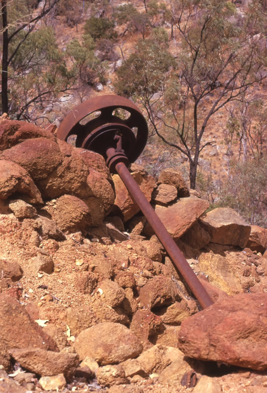 Forthside gold mine in 1975