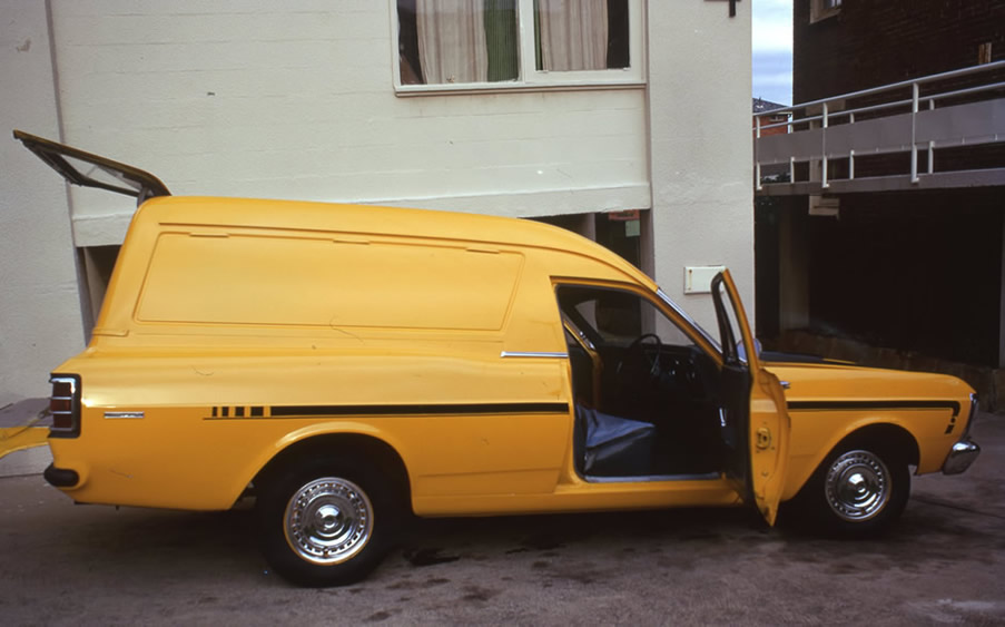 Seventies Panel van in Bondi