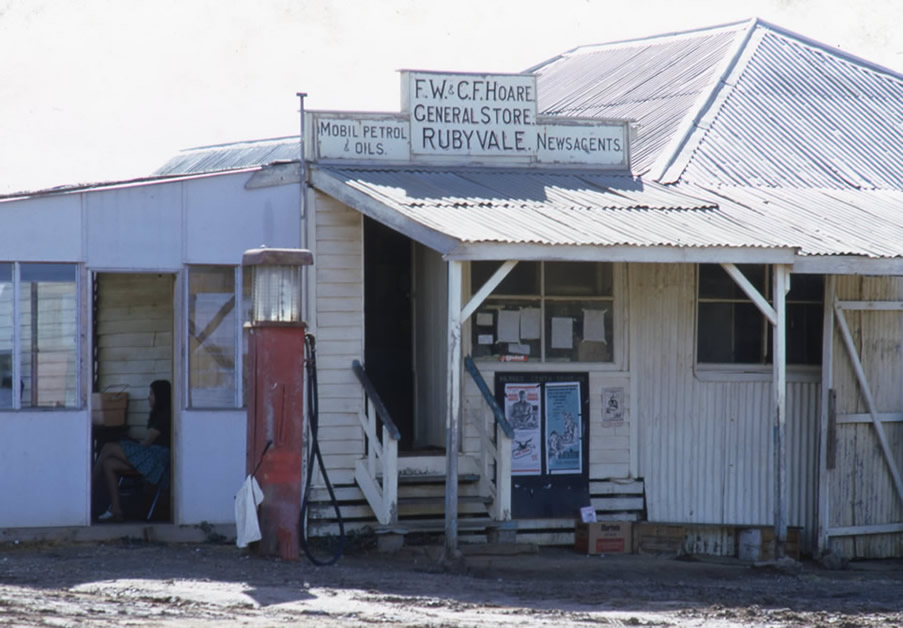 Rubyvale General Store in 1975