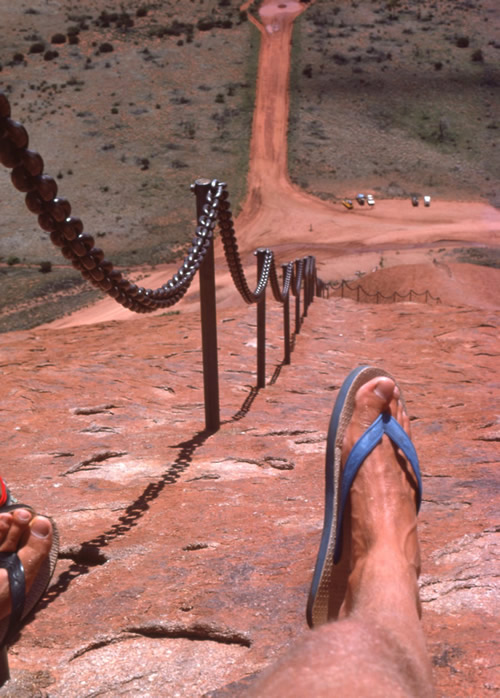 Uluru,  in 1975, Ayers Rock